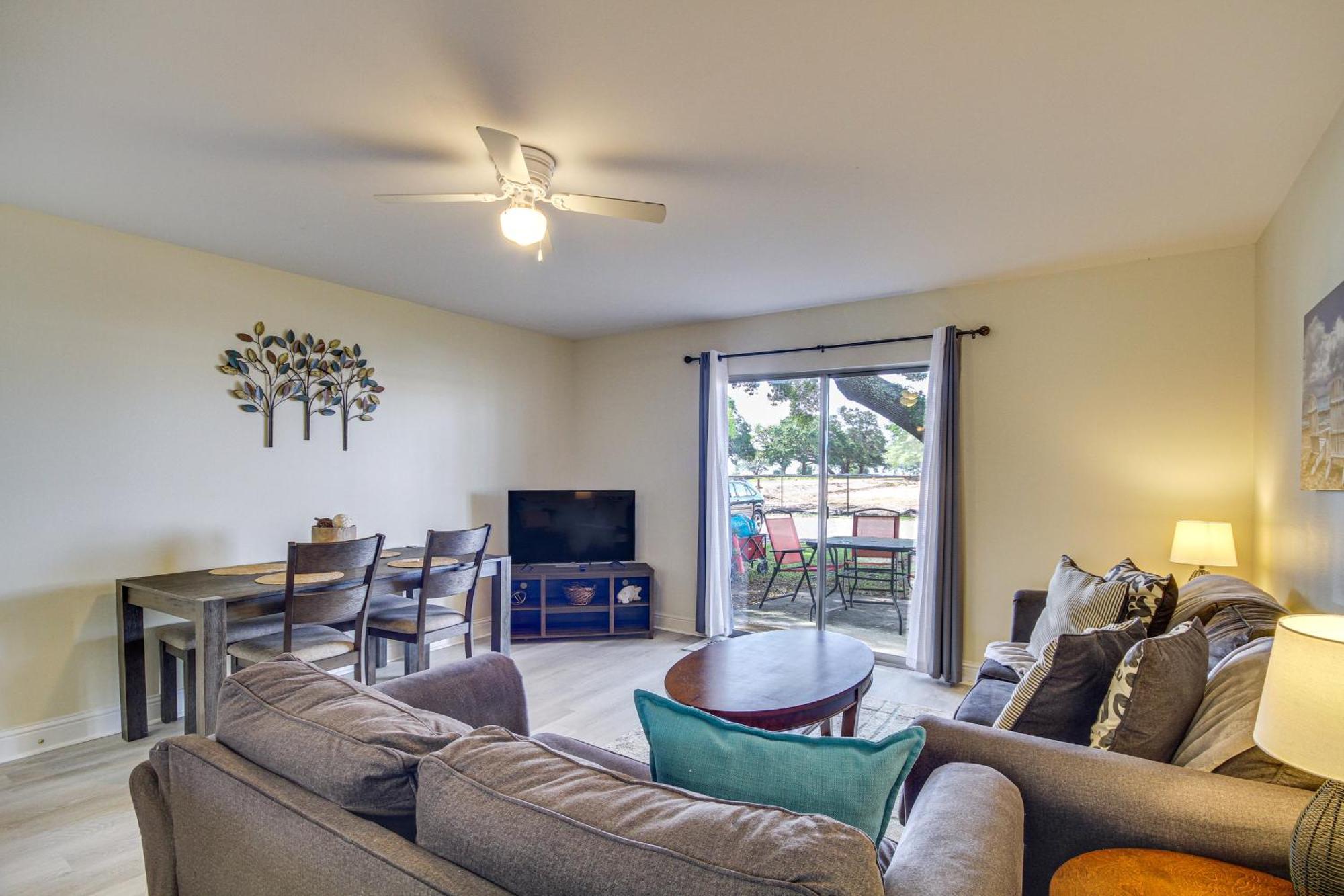Airy Biloxi Condo With Patio Walk To Beach! Eksteriør billede
